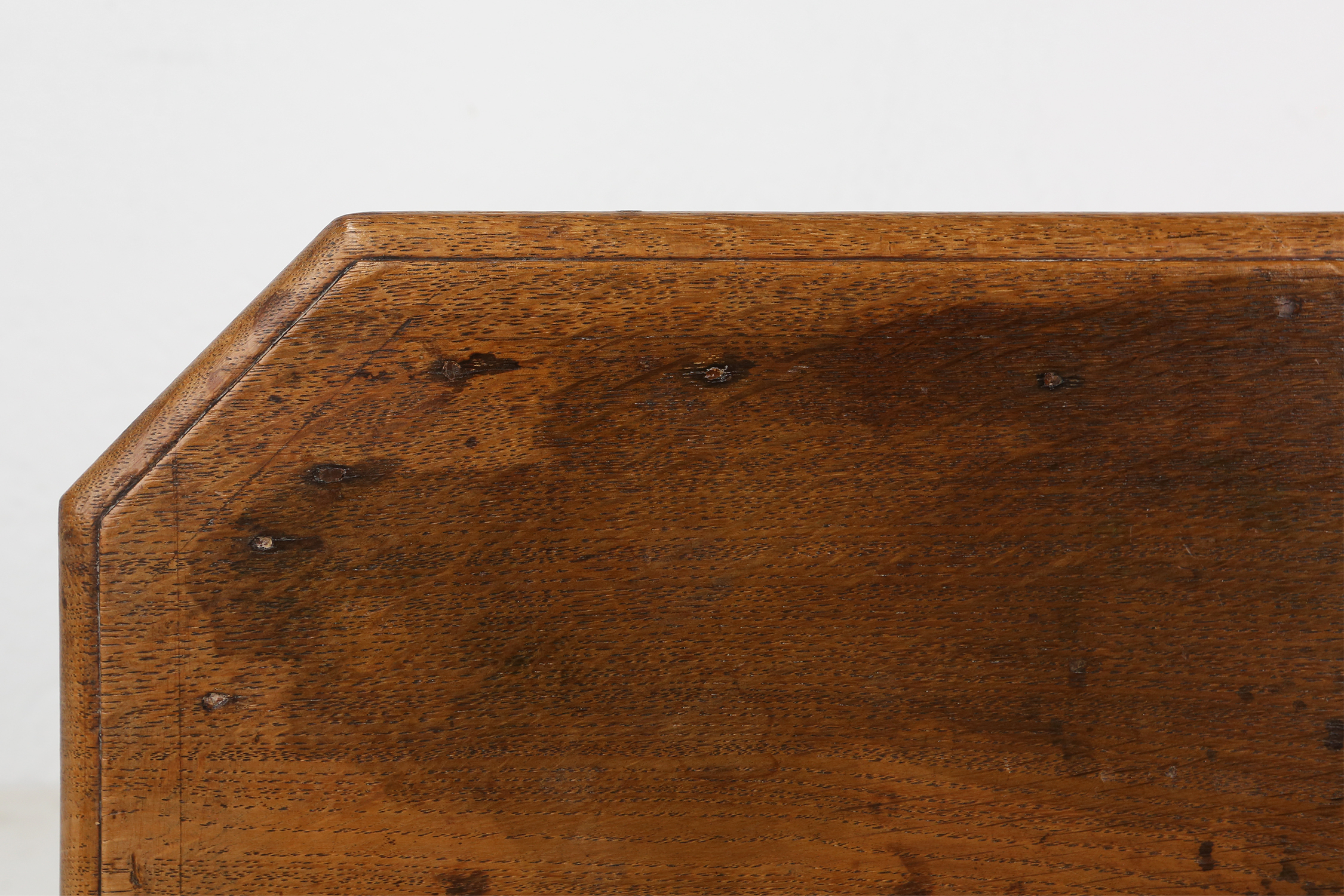 Charming wooden rustic church stool, France ca. 1900thumbnail